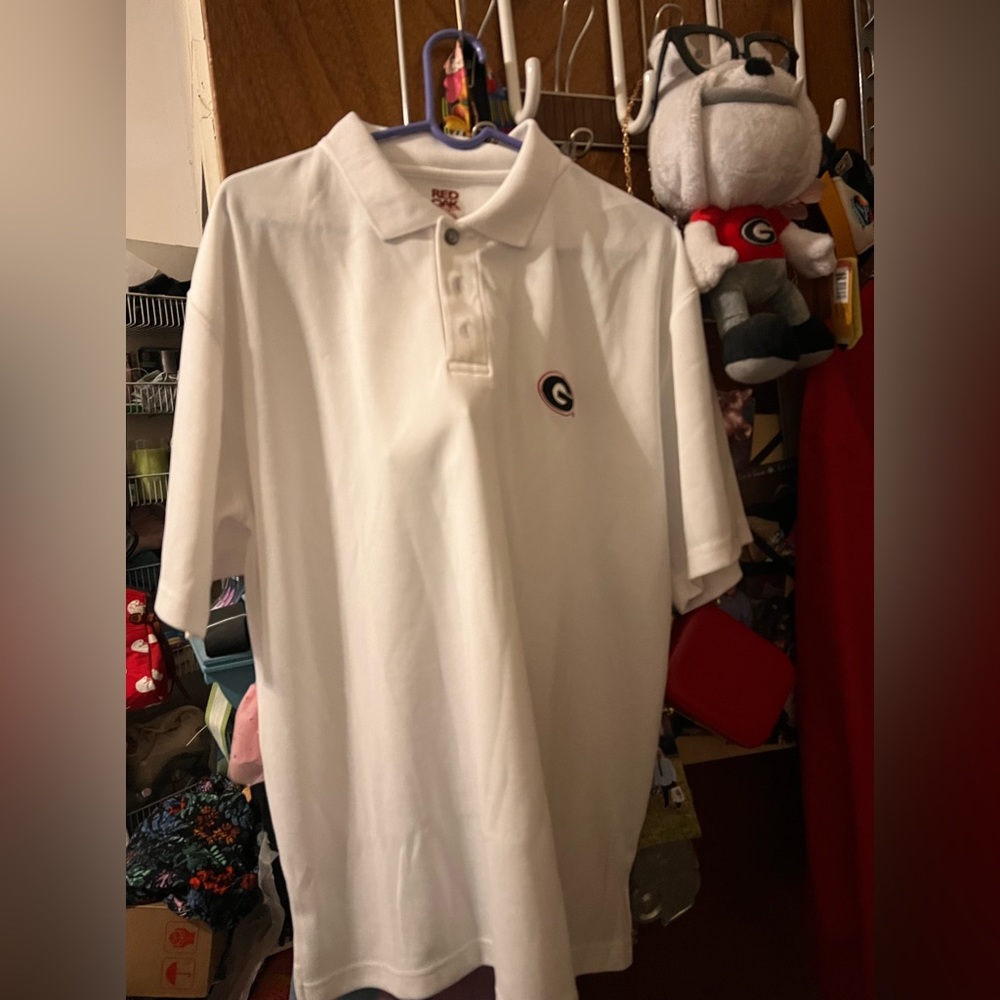 Georgia White short sleeve shirt. - Picture 3 of 4
